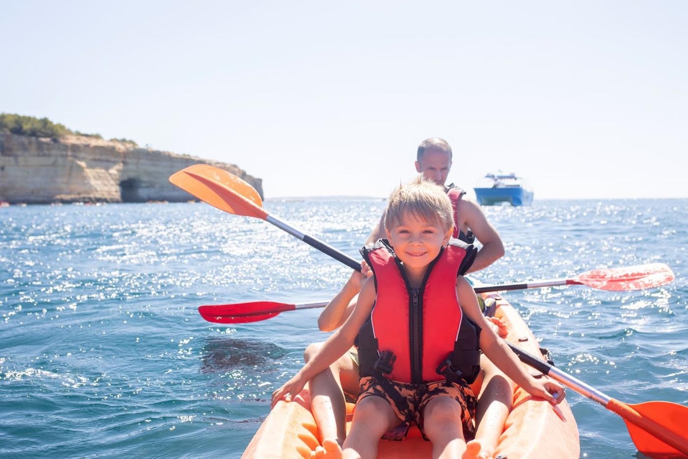 Sea Kayaking through the Caves